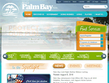 Tablet Screenshot of palmbayflorida.org